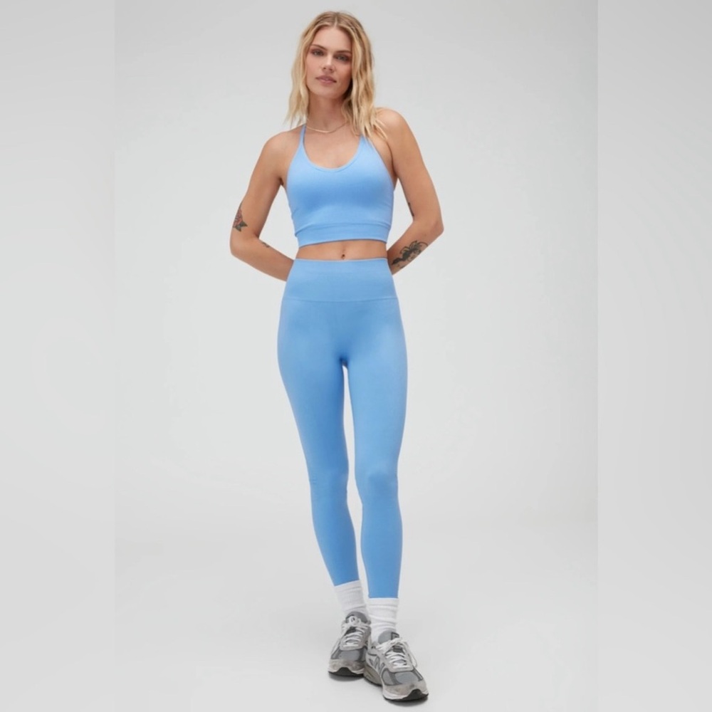 Spiritual Gangster Blue Leggings
